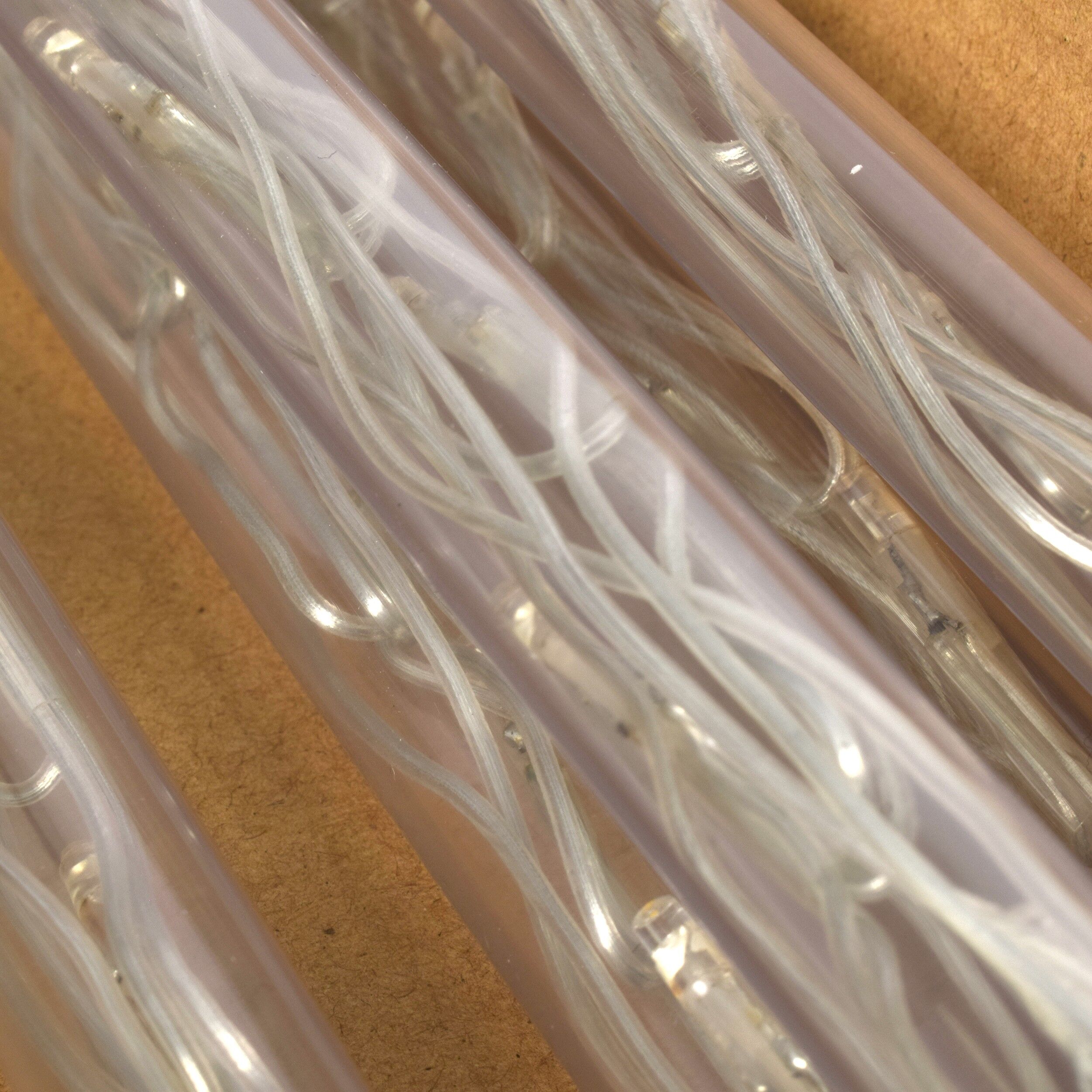 Instalatie de exterior decorativa, pentru Craciun, cu 150 de Leduri, sub forma de conuri inghetate, 807724 - imagine 3