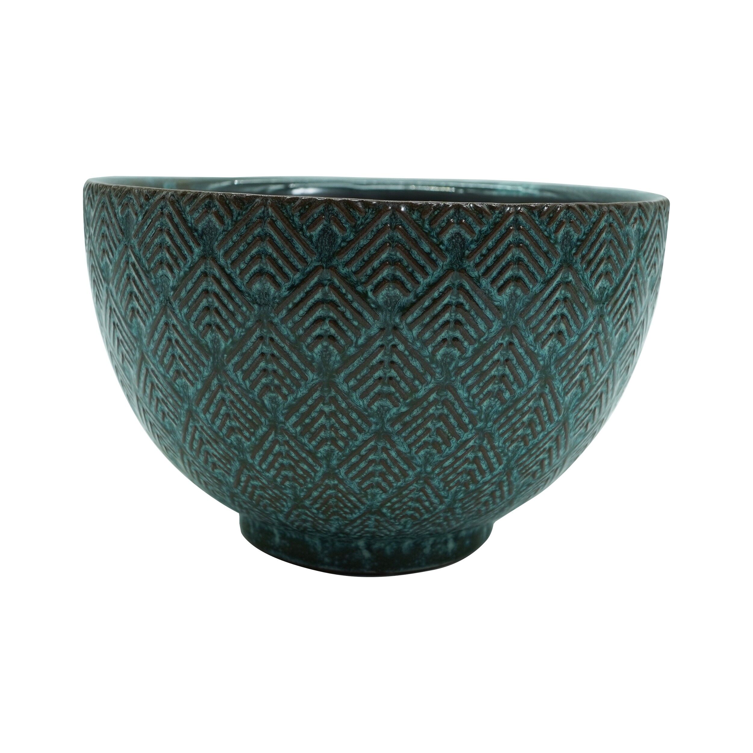 Bol din ceramica, 18 x 12 cm, albastru, Countryfield, 50557