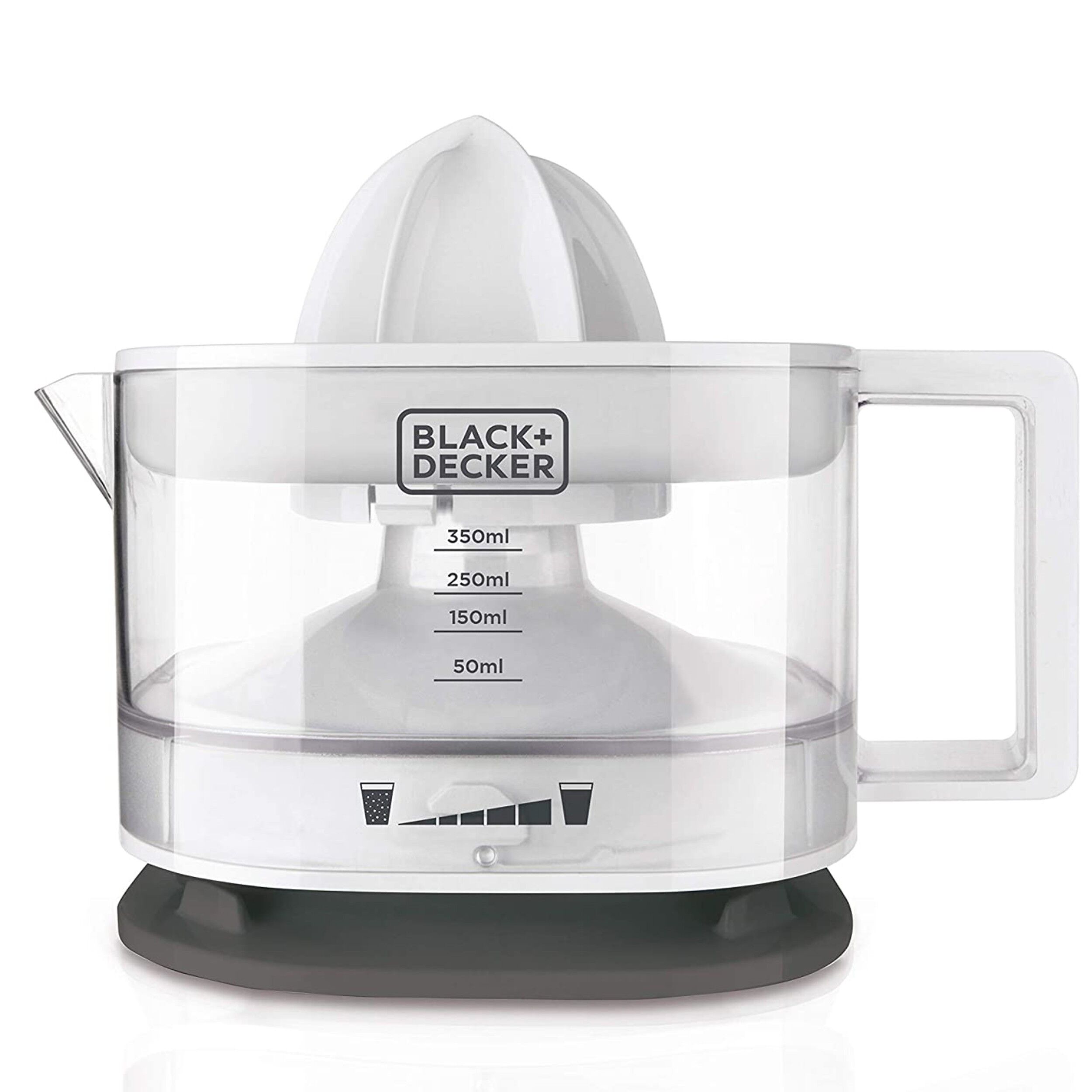 Storcator de citrice Black&Decker BXCJ25E, 25W, 350ml, Alb, 807408